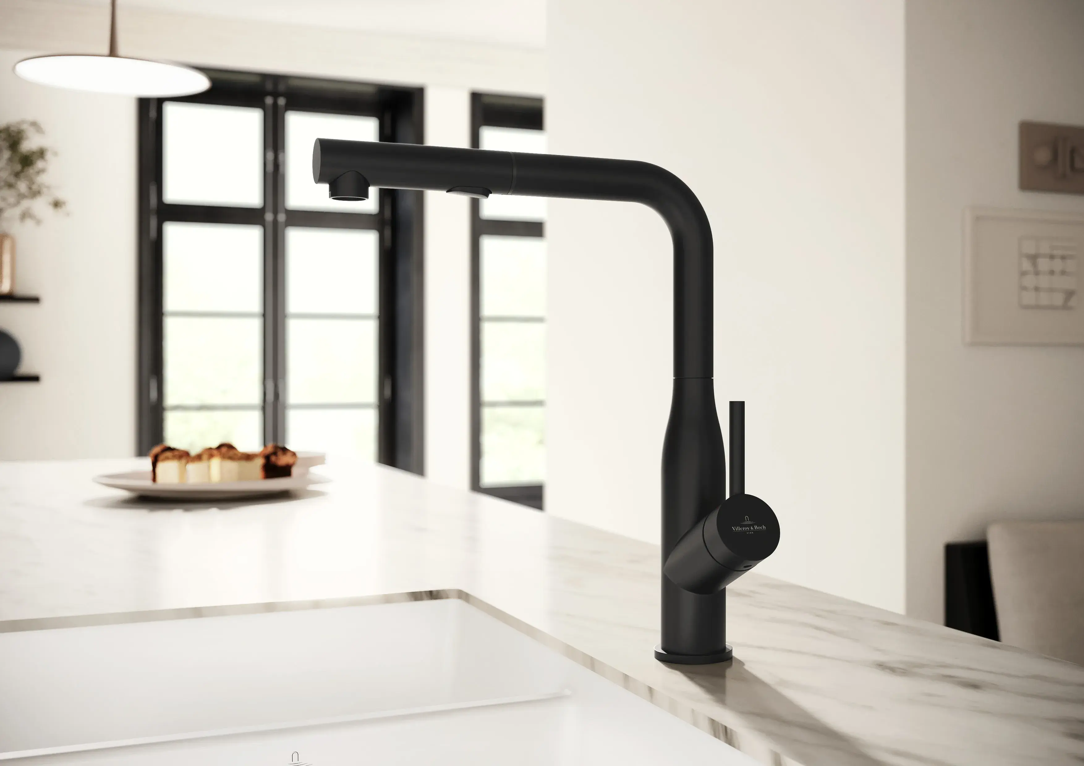 Villeroy & Boch Armatur Edelstahl Matt Black